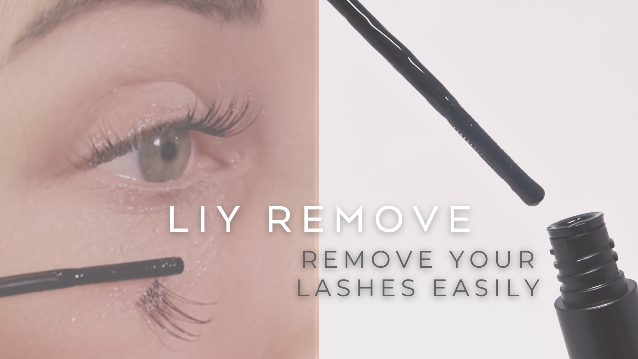 how to remove lashes video liy remove video