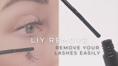 how to remove lashes video liy remove video